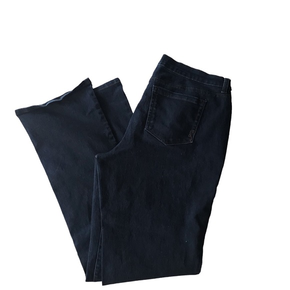 Style & Company Women’s Dark Navy Bootcut Stretch Plus Jeans SZ 14L - Picture 2 of 5